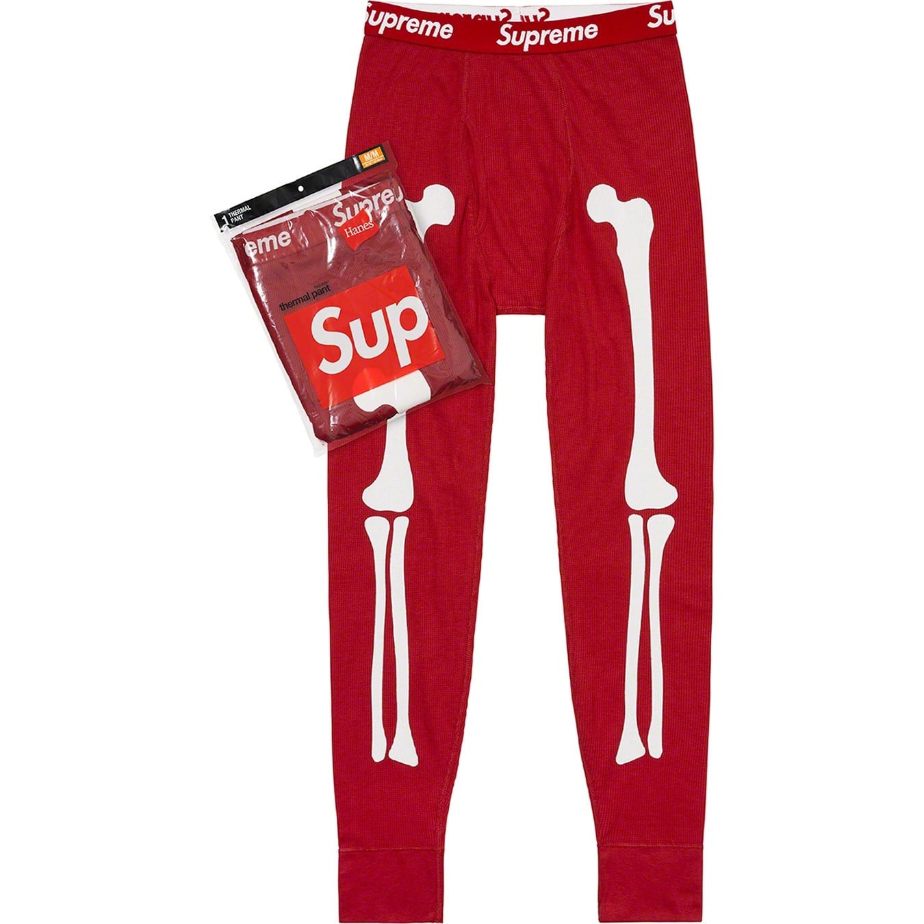 Supreme®/Hanes® Bones Thermal Pant (1 Pack) view 2